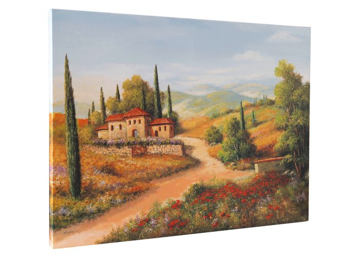 Leinwand Bild &bdquo;Weg in der Toscana" 