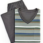 Shorty mit V-Ausschnitt 