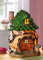 Beleuchtetes Zwergenhaus 