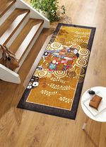 Fu&szlig;matte mit rutschsicherer Gummi-R&uuml;ckseite 