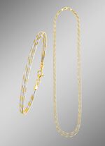 Edles Schmuck-Set in Bicolor, 2-teilig 