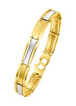 Armband in Bicolor mit Karabinerverschluss 