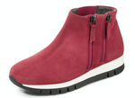 Bootie mit zwei Reißverschlüssen ROT