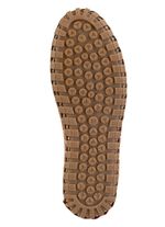 ELENA EDEN Slipper aus weichem Nappaleder mit Pr&auml;gung COGNAC