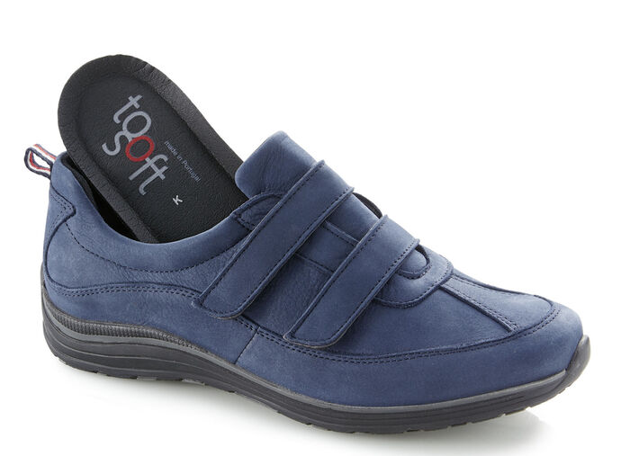 Toosoft Slipper mit gepolstertem Textilfutter MARINE