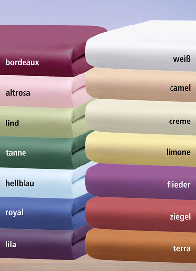 Spannbetttücher aus hochwertiger Microfaser-Qualität 