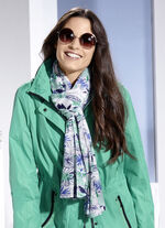 Schal mit Fantasieblüten-Dessin 