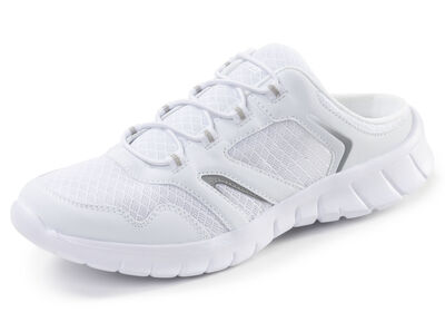 Sportlicher Damen-Sabot, mit herausnehmbarem Fu&szlig;bett 