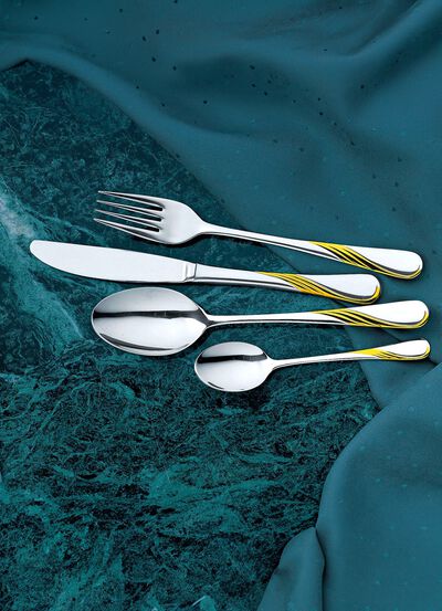 Besteck-Set, 72-teilig, f&uuml;r 12 Personen 