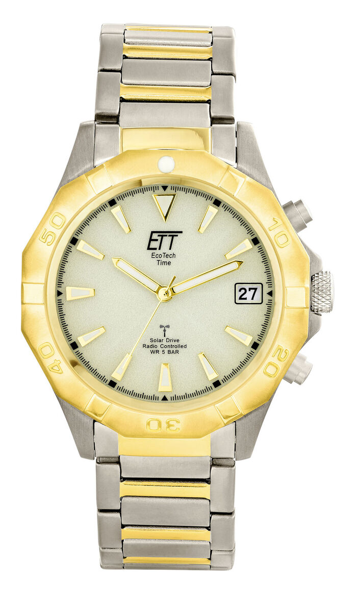 Herren Funk-Solaruhr aus Titan 