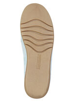 Waldl&auml;ufer, bequeme Damen-Slipper, Weite H, mit herausnehmbarem Fu&szlig;bett BLEU