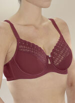 Sassa Zweierpack Bügel-BH 1X BURGUND, 1X WEISS