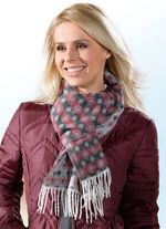 Schal mit Rautendessin 