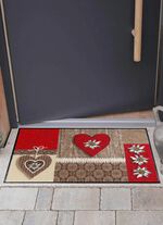 Fu&szlig;matte mit rutschhemmender R&uuml;ckseite 