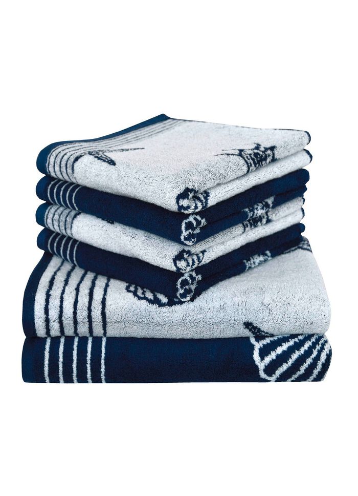 Frottier-Serie von Dyckhoff aus 100% Baumwolle MARINE