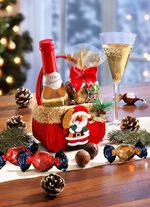 Weihnachts-T&auml;schchen mit s&uuml;&szlig;er F&uuml;llung und Secco 