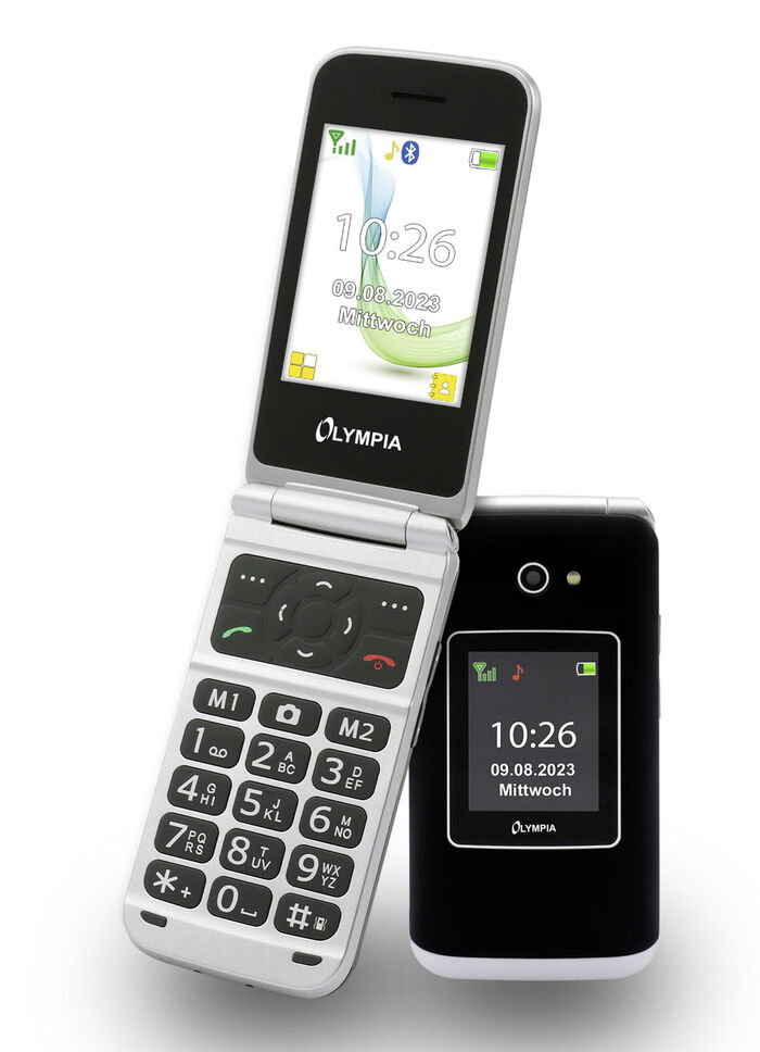 Olympia VITUS 4G Klapphandy mit Großtasten SCHWARZ