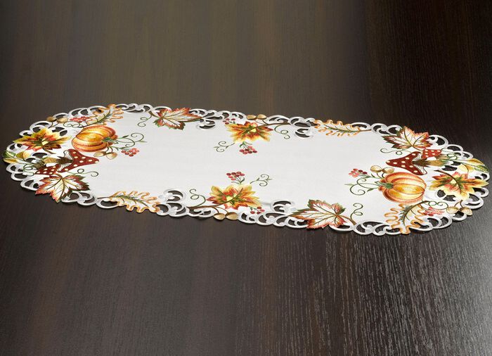 Tisch- und Raumdekoration mit herbstlichen Motiven SEKT-BUNT