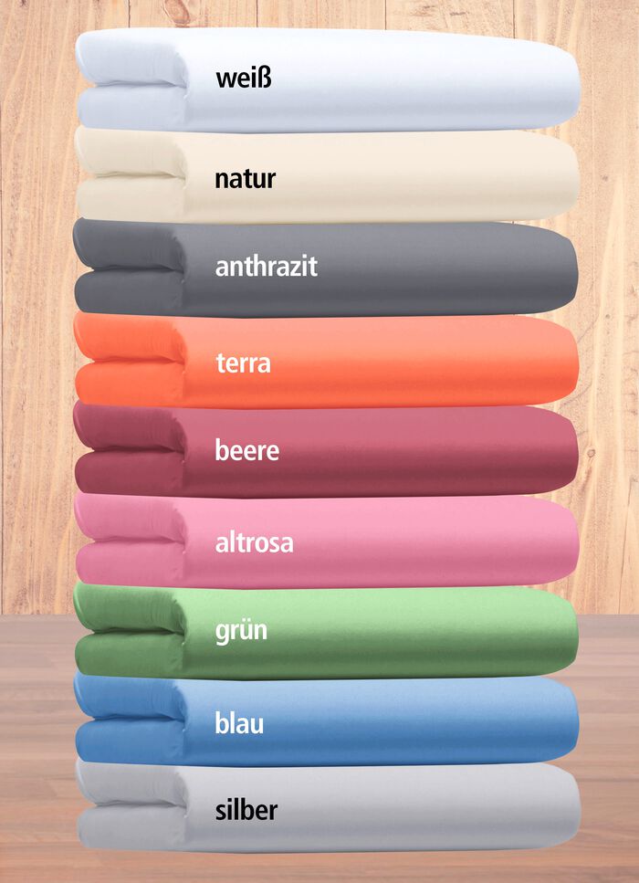 Fein-Single-Jersey Spannbettt&uuml;cher 