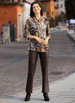 Shirt-Tunika mit V-Ausschnitt 