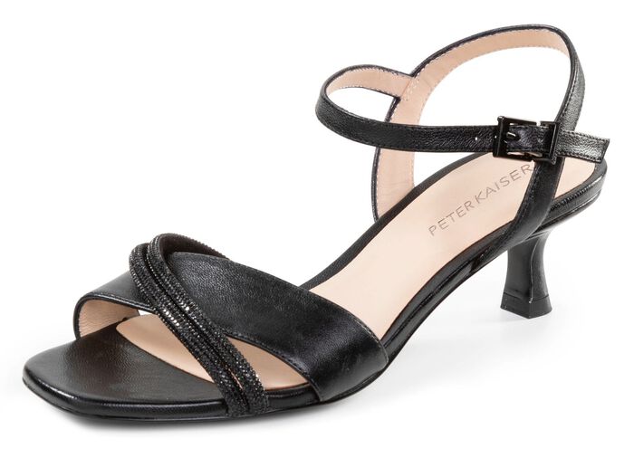 Peter Kaiser Sandalette mit Glitzersteinchen 