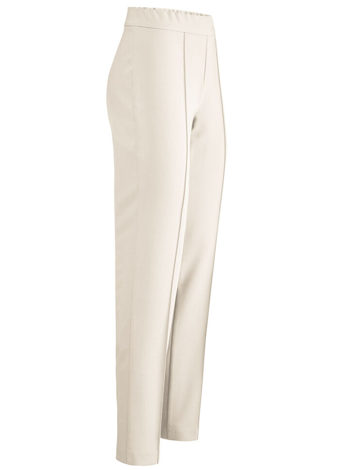 Hose mit schmaler Fußweite BEIGE