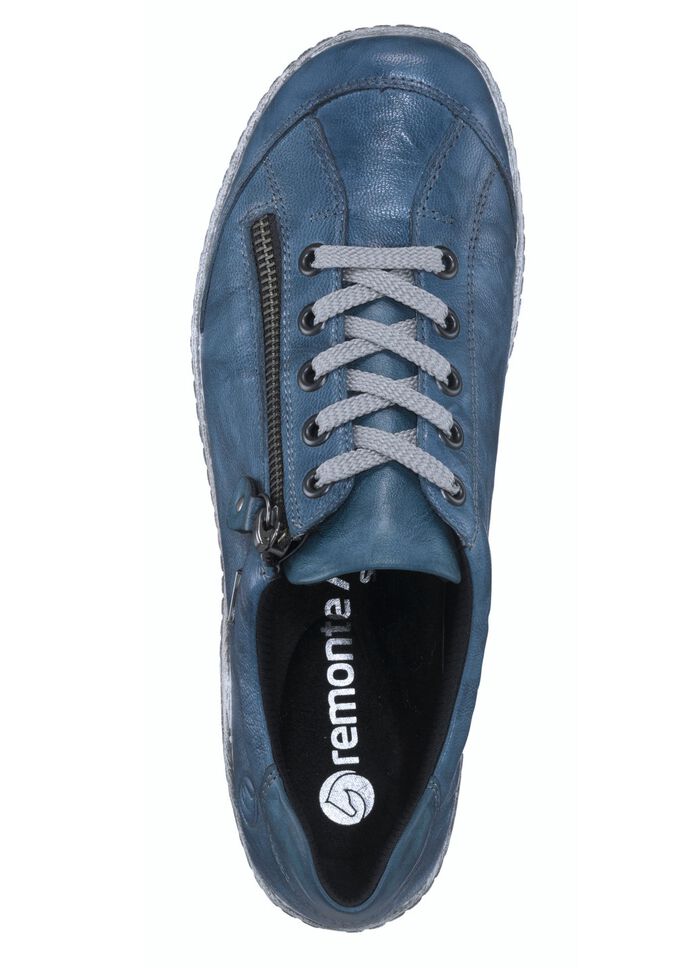 Remonte, bequeme Damen-Sneaker, Weite G, mit herausnehmbarem Fu&szlig;bett BLAU