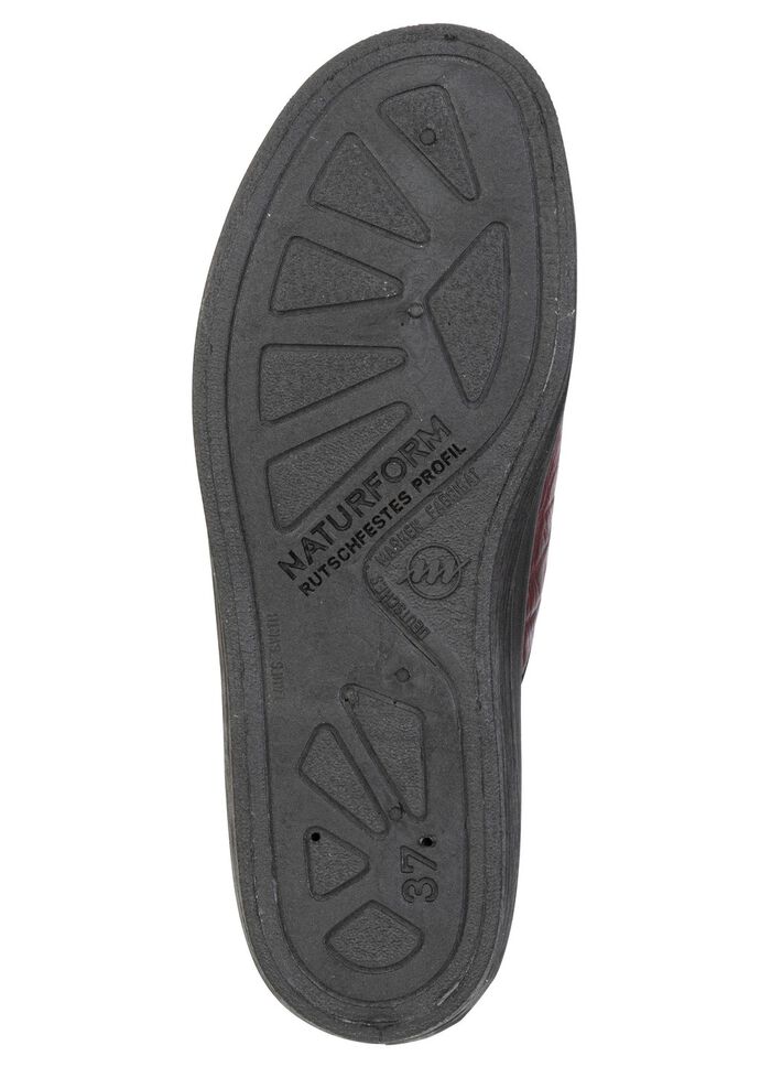 Klassische Damen-Hausschuhe, mit Textilfutter CHIANTI