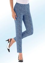 Hose mit ausdrucksstarker Dessinierung 