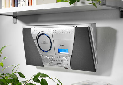 Design-Musikanlage mit beleuchtetem Multifunktionsdisplay 