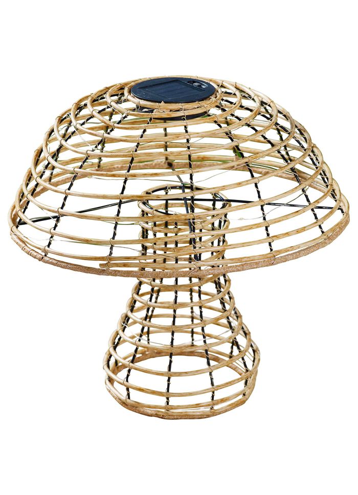 LED-Pilz aus Kunstrattan 