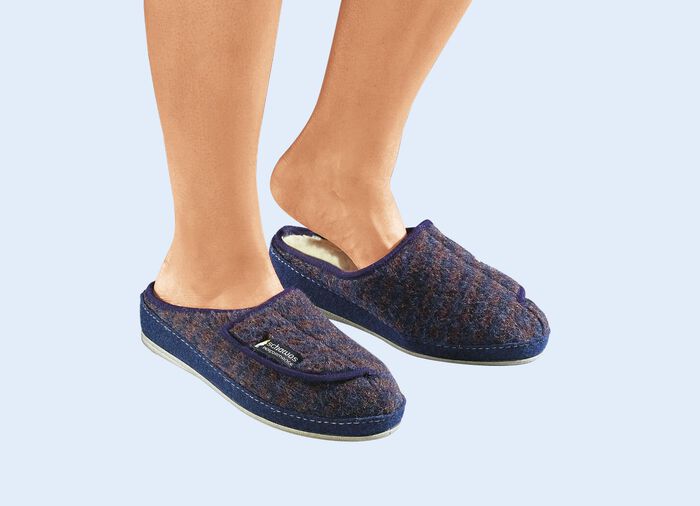 Klima-Hausschuh 100% Schurwolle 