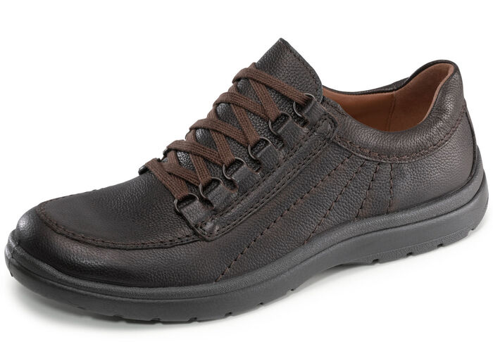 Schnürschuh mit herausnehmbarem Fußbett MOKKA