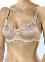 Naturana Zweierpack B&uuml;gel-BH mit T&uuml;llstickerei im Vorderteil 1X PUDER, 1X WEISS