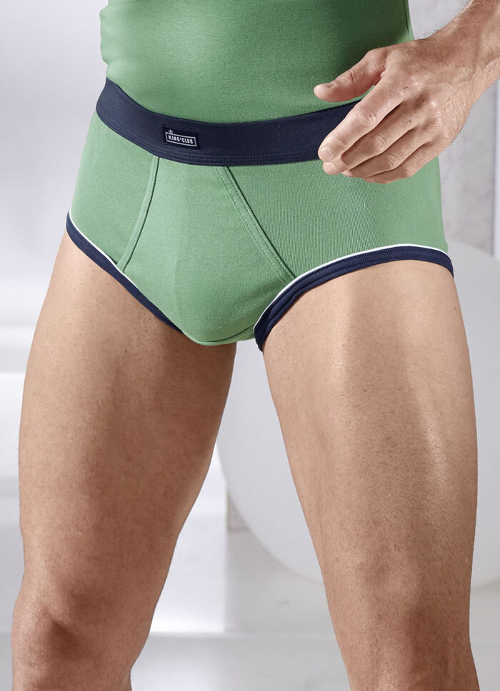 Dreierpack Slips aus Feinripp 