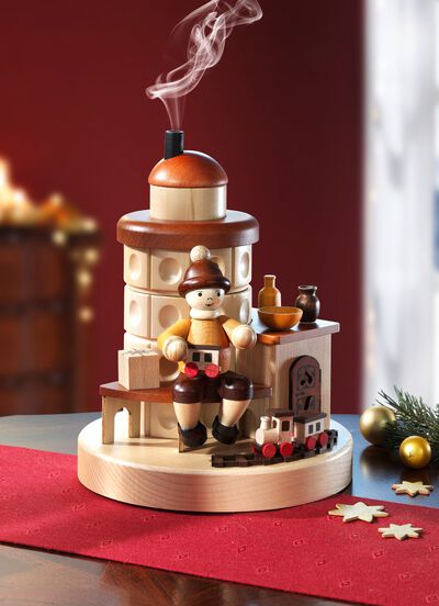 R&auml;ucherofen aus massiven einheimischen H&ouml;lzern 