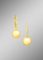 Vergoldete Ohrh&auml;nger aus Silber 