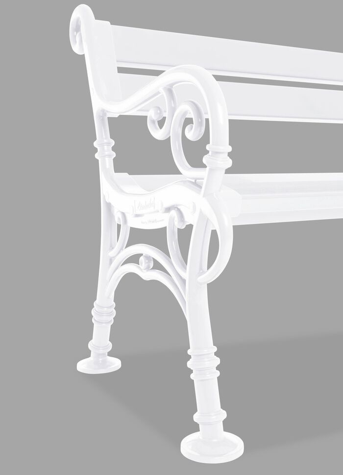 Gartenbank aus Voll-Kunststoff 