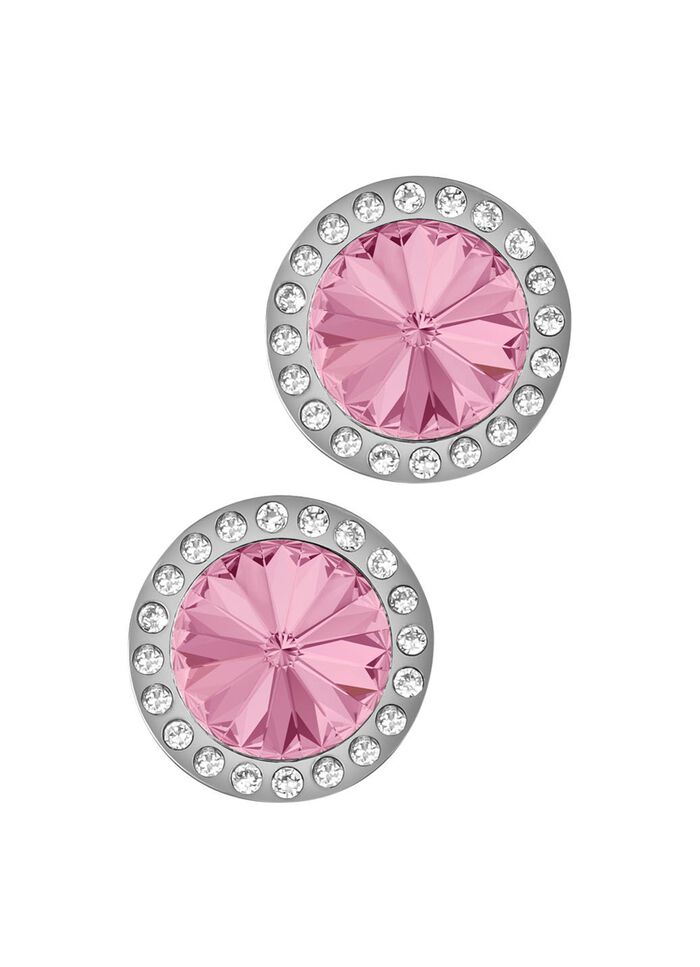 Ohrstecker mit Swarovski&reg;-Kristallen in Pink 