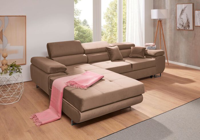 Polsterm&ouml;bel mit Funktion und verstellbaren Kopfst&uuml;tzen 