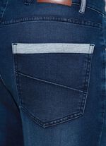 Jogg-Denim-Jeans von "Francesco Botti" in 2 Farben DUNKELJEANS