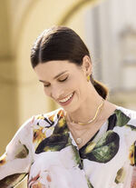 3-reihige Halskette in Goldoptik 