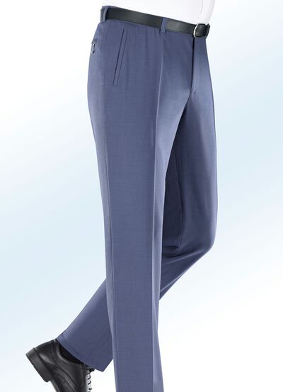 "Klaus Modelle"-Unterbauchhose in 4 Farben RAUCHBLAU MELIERT