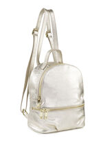 Laurina Rucksack aus genarbtem Kalb-Nappaleder GOLD