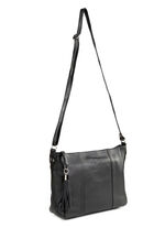 Laurina, Tasche, Damen, mit verstellbarem Umh&auml;ngeriemen SCHWARZ