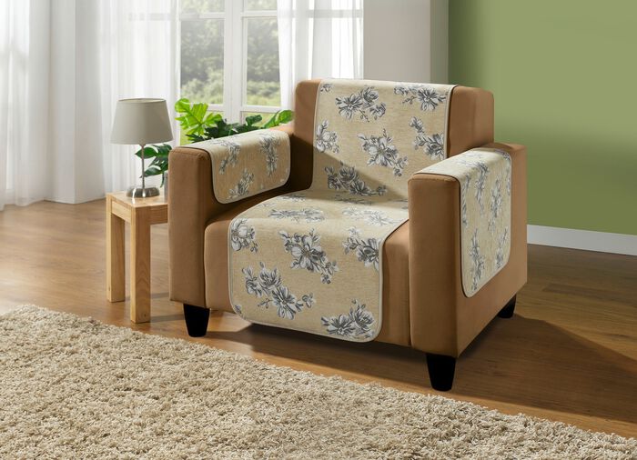 Hochwertige Wohnaccessoires mit Bandeinfassung BEIGE