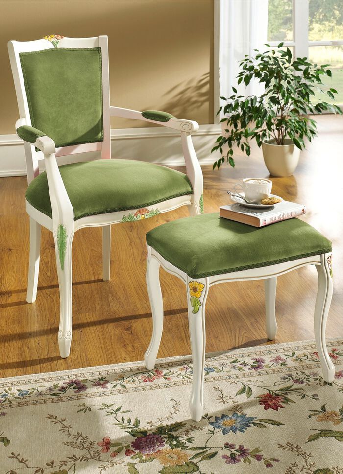 Sitzm&ouml;bel auf massivem Buchenholzgestell 