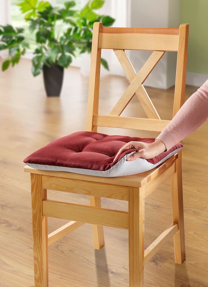 Stuhlkissen mit rutschfester R&uuml;ckseite 