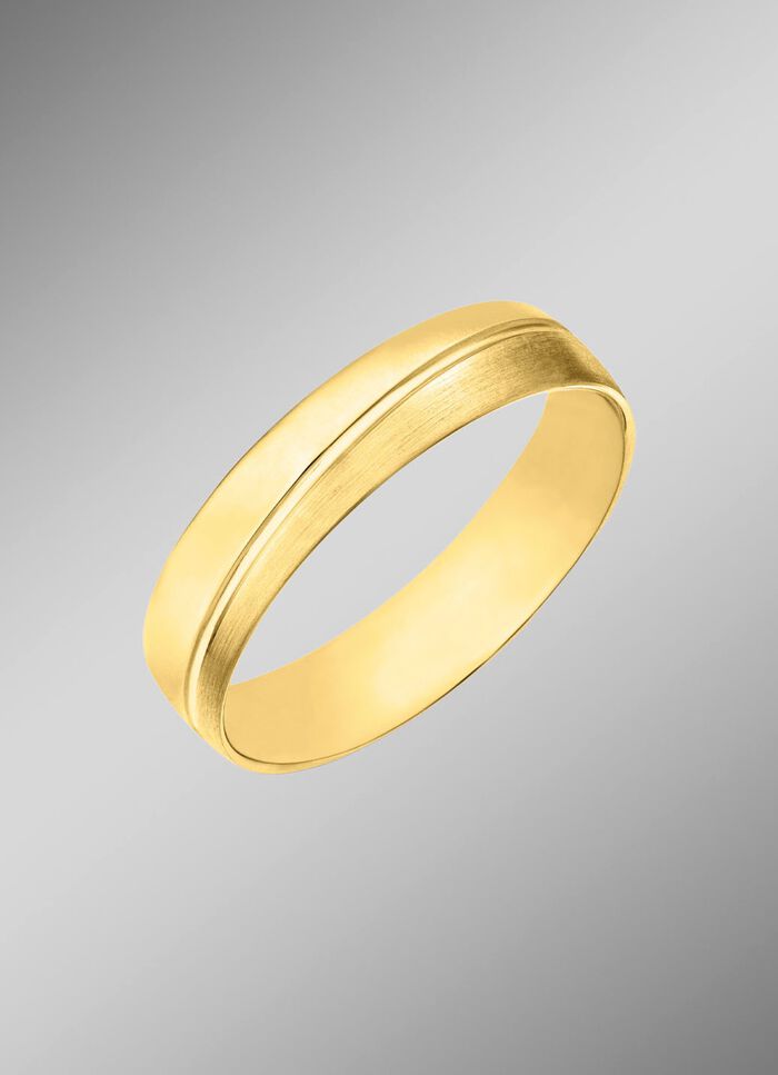 Edler Trauring gl&auml;nzend/mattiert 