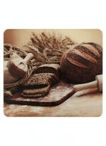 Wandblende aus Glas, Motiv Brot 